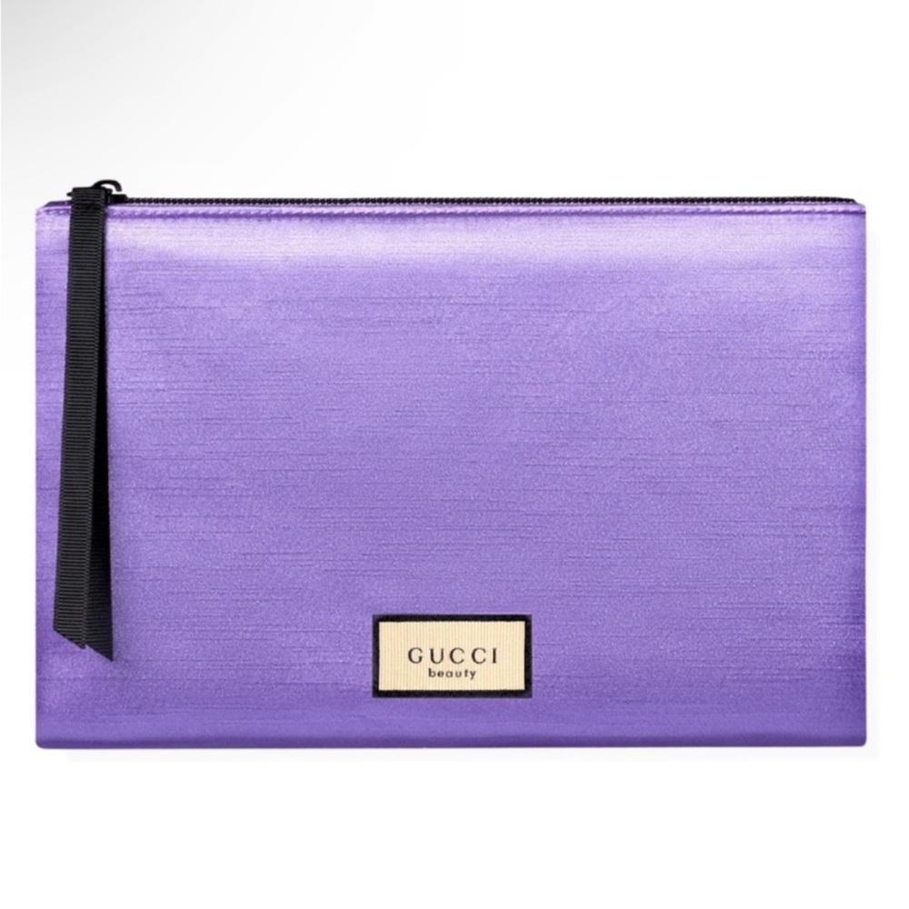 Gucci Beauty Purple Cosmetics Bag